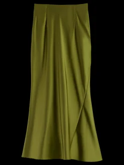SATIN SKIRT