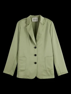 SB SATIN BLAZER