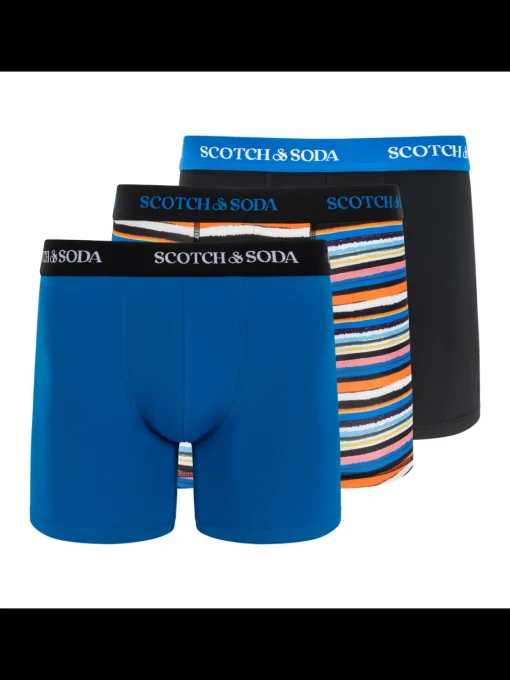 SCOTCH & SODA MEN'S UNDERWEAR SS24 - 3PK BOXER BRIEF (PRINT)