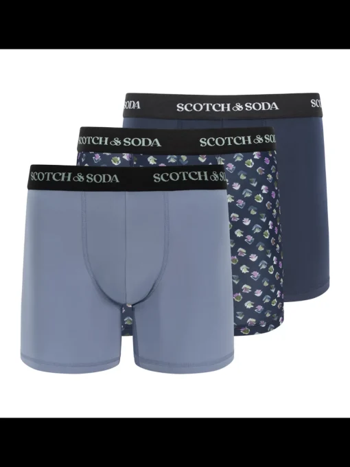 SCOTCH & SODA MEN'S UNDERWEAR SS24 - 3PK BOXER BRIEF (PRINT)