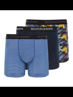SCOTCH & SODA MEN'S UNDERWEAR SS24 - 3PK BOXER BRIEF (PRINT)