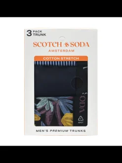 SCOTCH & SODA MEN'S UNDERWEAR SS24 - 3PK BOXER BRIEF (PRINT)