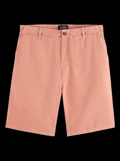 Seasonal - relaxed fit natural-dyed cotton/linen short