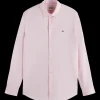 Seasonal core - Regular fit solid oxford shirt