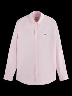 Seasonal core - Regular fit solid oxford shirt