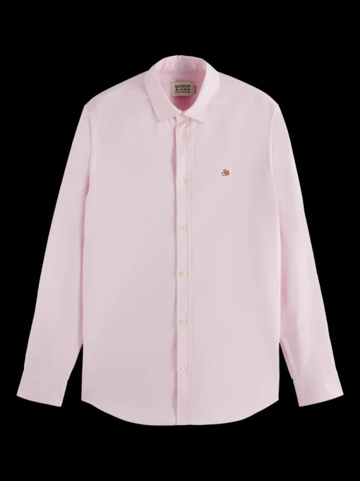 Seasonal core - Regular fit solid oxford shirt