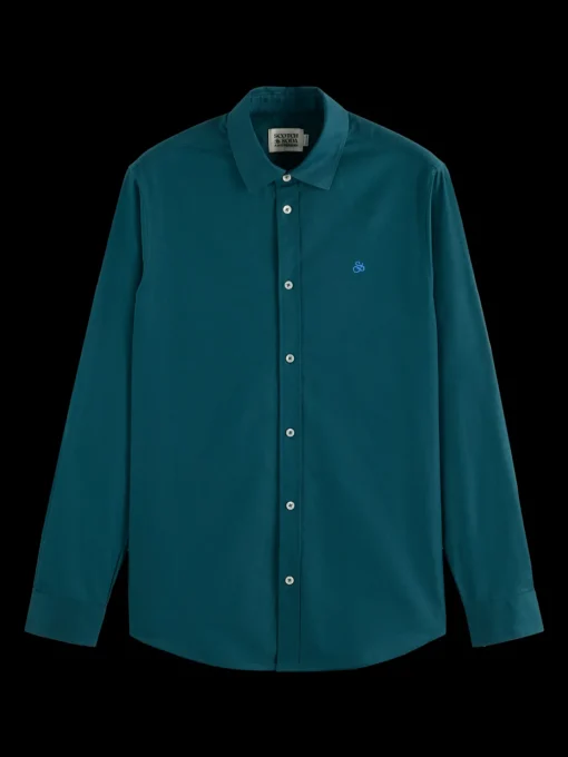 Seasonal core - Regular fit solid oxford shirt