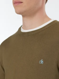 Seasonal core - viscose regular fit crewneck