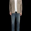 SEERSUCKER WOOL BLEND CHECK SHIRT