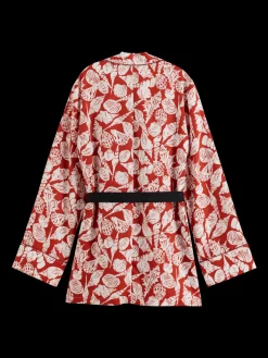 SHELL BATIK PRINTED PYJAMA BLAZER