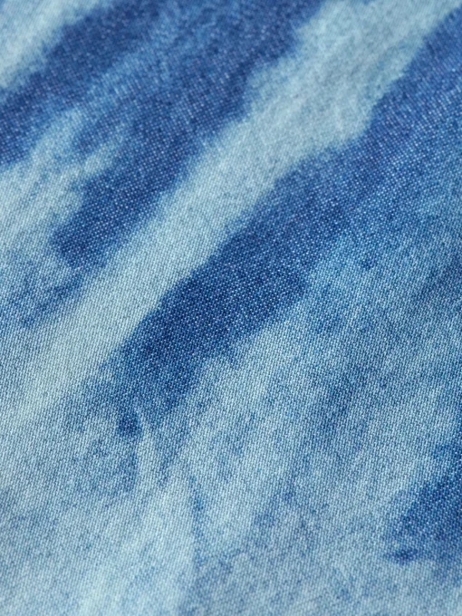 Short sleeve dress - washed indigo