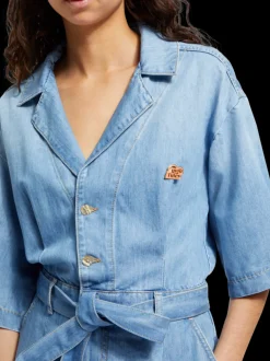 SHORT SLEEVE PLAYSUIT  SEA SHELLS