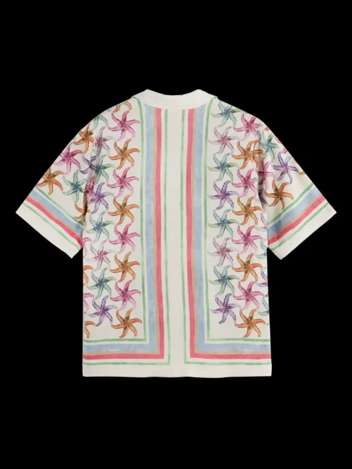 SHORT SLEEVE SHIRT WITH BANDANA PRINT