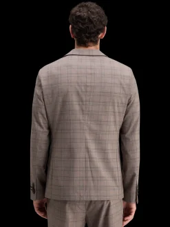 SINGLE BREASTED YARN-DYED BLAZER