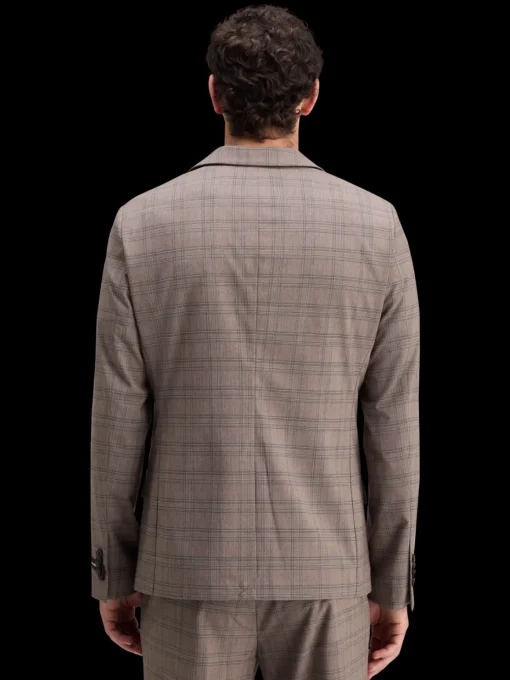 SINGLE BREASTED YARN-DYED BLAZER
