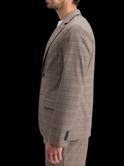 SINGLE BREASTED YARN-DYED BLAZER