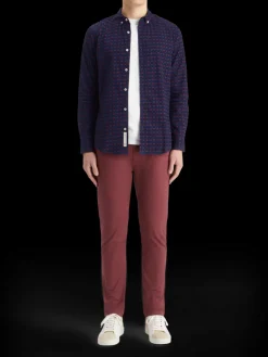 Slim fit ditsy aop shirt