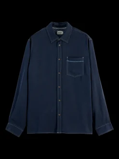 SOLID TENCEL SHIRT