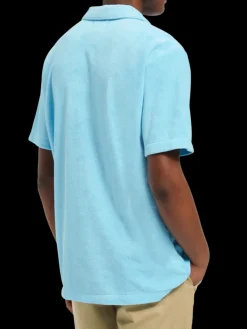 Solid towelling shirt