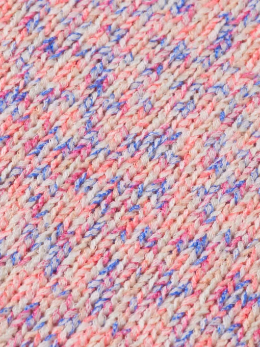 SPACE DYE V NECK KNITTED TANK