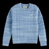 SPACE DYED CABLE KNIT