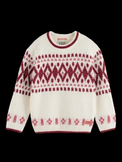 SPARKLY FAIR ISLE PULLOVER
