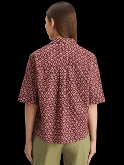 Ss shirt lurex print
