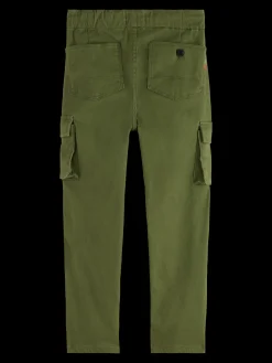 STRAIGHT LEG PEACHED CARGO PANT