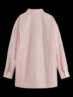 Striped Girlfriend Poplin Shirt
