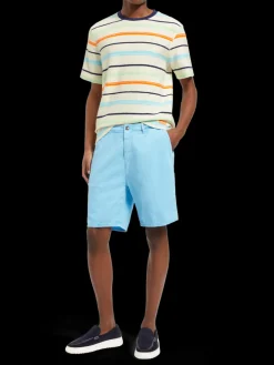 Structured striped t-shirt