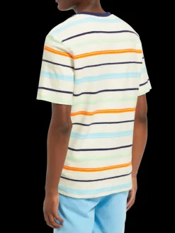Structured striped t-shirt