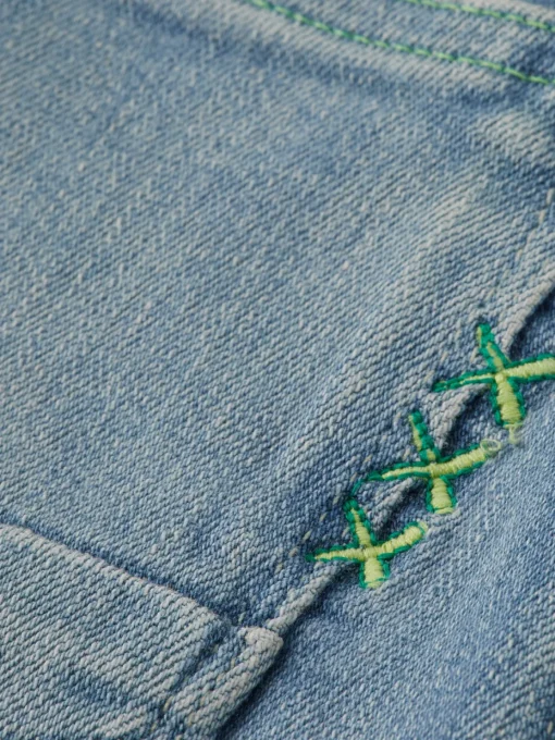 Strummer slim jeans - green wave