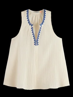 TANK TOP WITH TAPE DETAIL