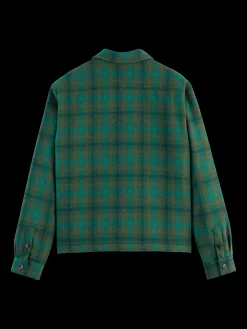 TEDDY LINED CHECKED OVERSHIRT