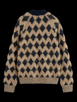 TEXTURED JACQUARD BOMBER