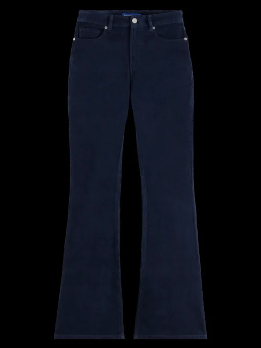 THE CHARM CLASSIC FLARED JEANS IN COLOURED STRETCH CORDUROY