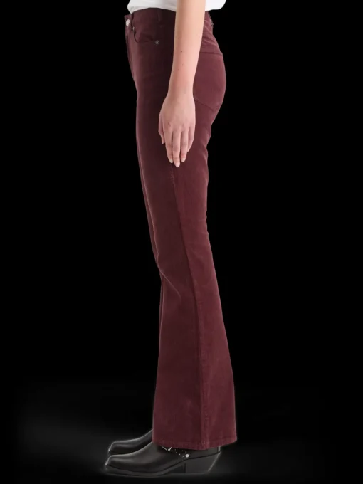THE CHARM CLASSIC FLARED JEANS IN COLOURED STRETCH CORDUROY