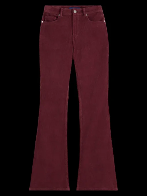 THE CHARM CLASSIC FLARED JEANS IN COLOURED STRETCH CORDUROY