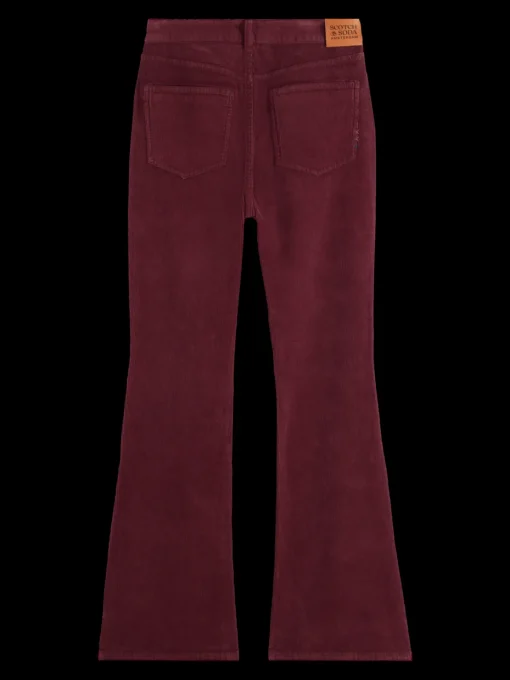 THE CHARM CLASSIC FLARED JEANS IN COLOURED STRETCH CORDUROY