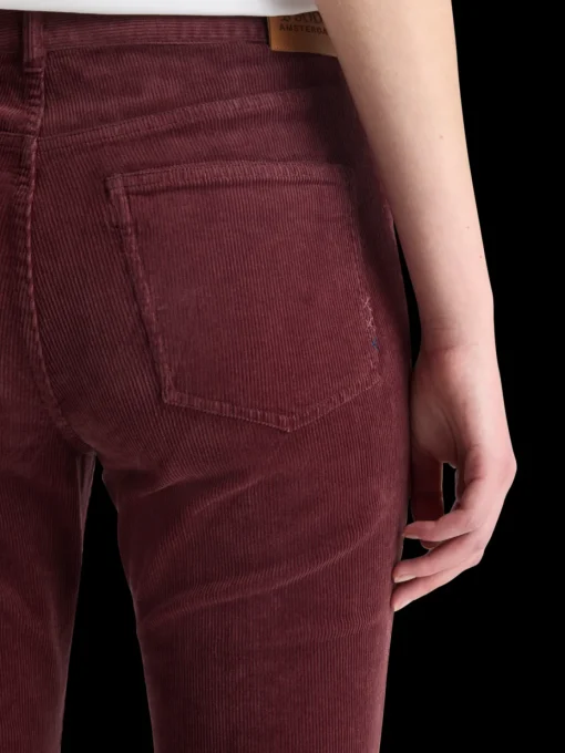 THE CHARM CLASSIC FLARED JEANS IN COLOURED STRETCH CORDUROY