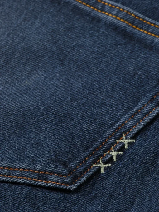 THE CHARM FLARED JEANS WITH EMBROIDERY DETAILS - ROAD  TRIP