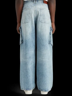 The daze wide leg cargo jeans - rolling road