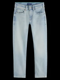The drop regular taper jeans - blauw mirror
