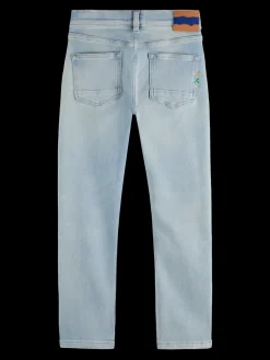 The drop regular taper jeans - blauw mirror