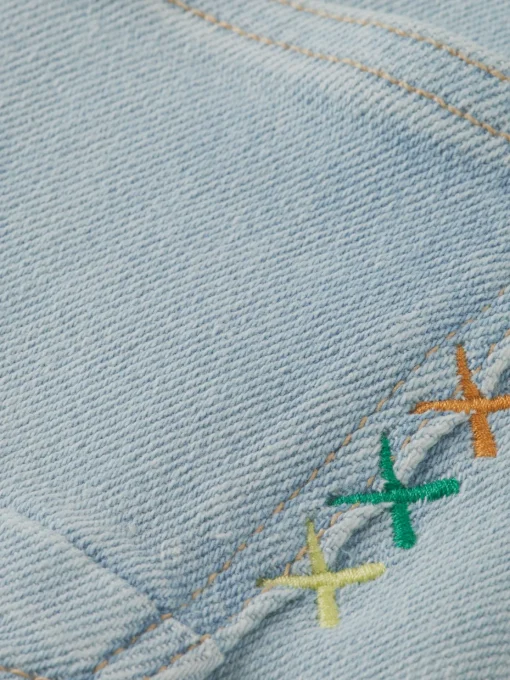 The drop regular taper jeans - blauw mirror