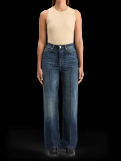 THE RIPPLE AUTHENTIC STRAIGHT JEANS  LUX BLUE