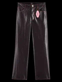 THE SKY FAUX LEATHER VINYL PANT