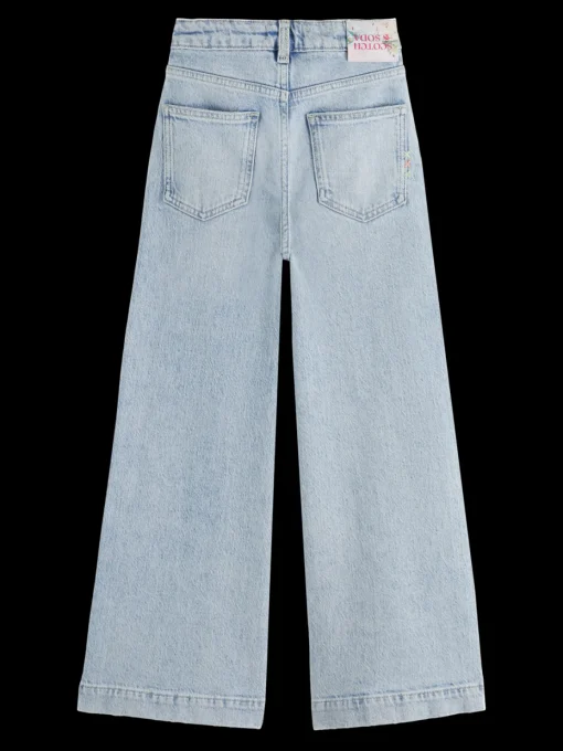 The wave high-rise wide jeans - high tide