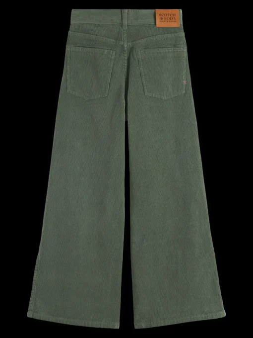 THE WAVE WIDE LEG JEANS - CORDUROY