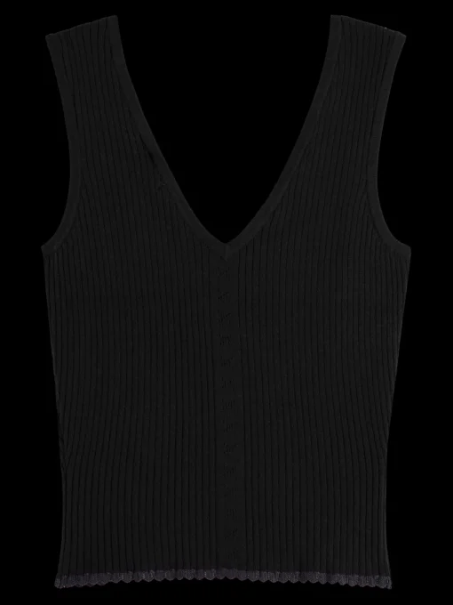 TIE BACK KNITTED TANK